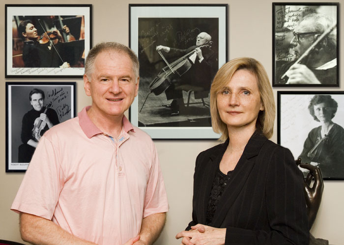 Physical Therapist Shmuel Tatz and Violinist Hanna Lachert